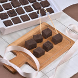 Biteyz Brownie Turkish Delight, Candy Gift Box - Gourmet Treats, Chocolate Flavored Turkish Delight Coated with Chocolate Cookie Crumbs, 36 Pieces