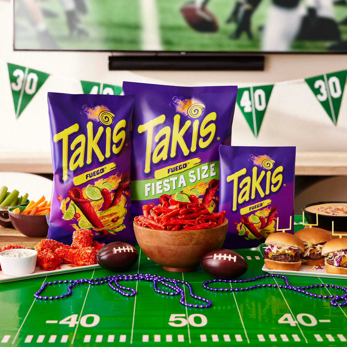 Takis Fuego 17 oz Fiesta Size Hot Chili Pepper & Lime Flavored Extreme Spicy Rolled Corn Tortilla Chips