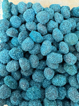 Sour Blue Raspberry Gushers, Viral Tiktok Candy Extremely Sour Gushers/Gummies (8oz + Extra Sour Powder)