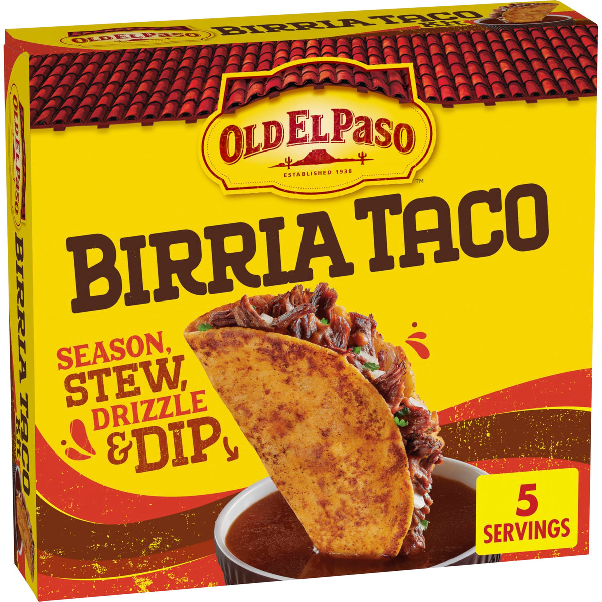 Old El Paso Birria Taco Kit, Makes 10 Tacos, 12.1 oz