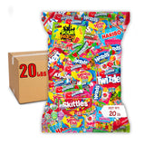 Bulk Candy Variety Pack - 20 lb - Bulk Individually Wrapped Candy- Candies - Trick Or Treat Candies - Piñata Filler Stuffers - Pinata CandyStuffers