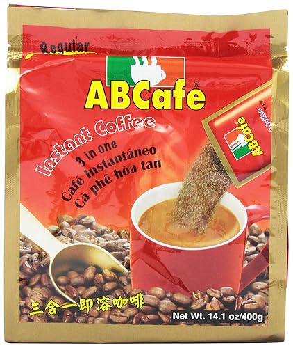 ABCafe 3 in 1 Instant Coffee, Regular, 20-Count