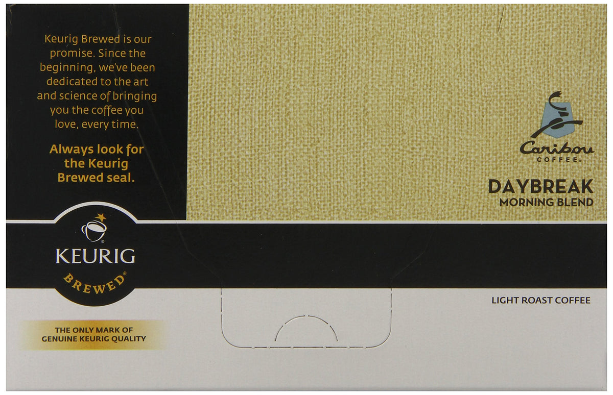 Caribou Coffee Daybreak Morning Blend K-Cups, 12-Count (Pack of 3)
