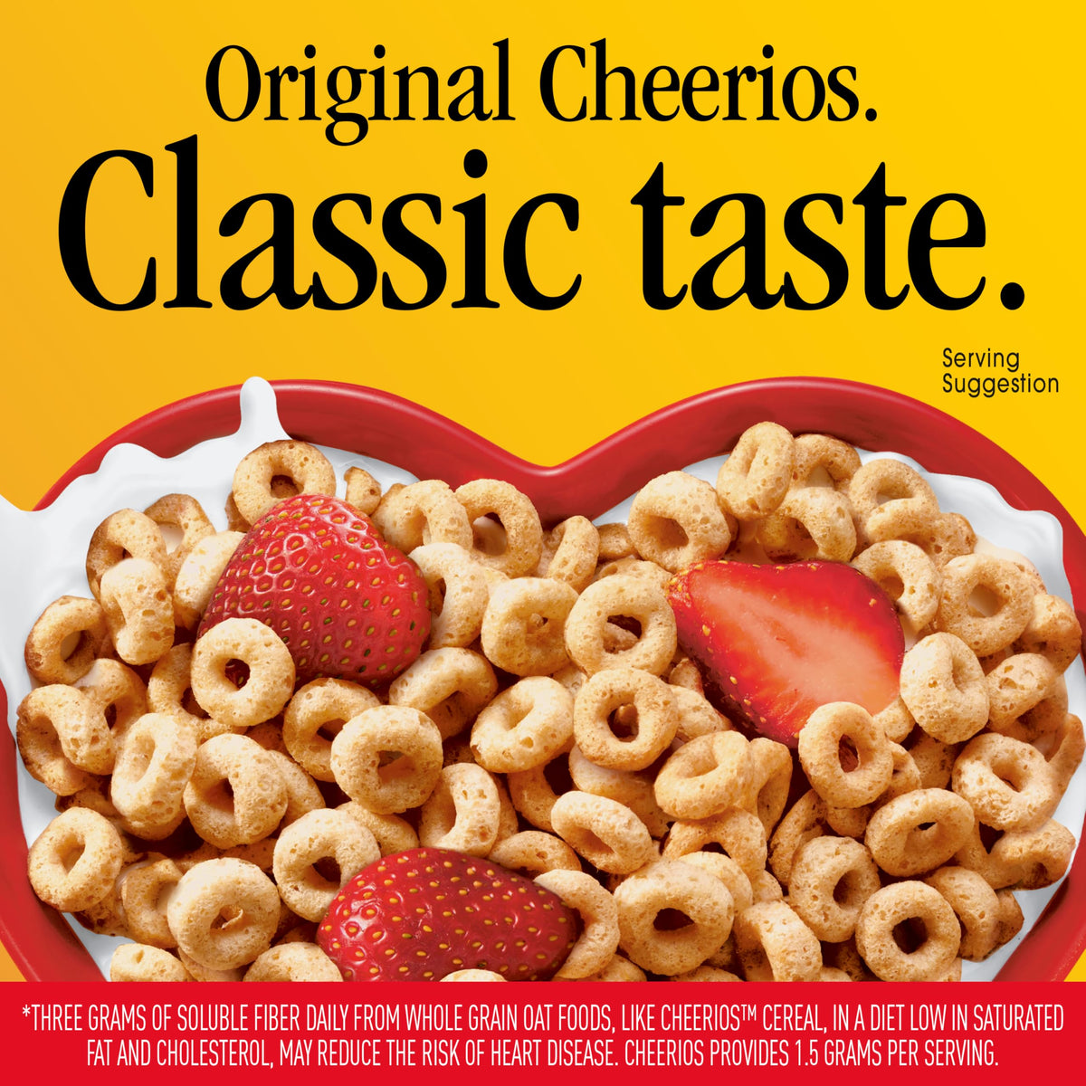 Cheerios, Heart Healthy Gluten Free Breakfast Cereal, Large Size, 12 oz