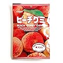 Kasugai Peach Gummy Candy 3.77 oz each (6 Items Per Order)