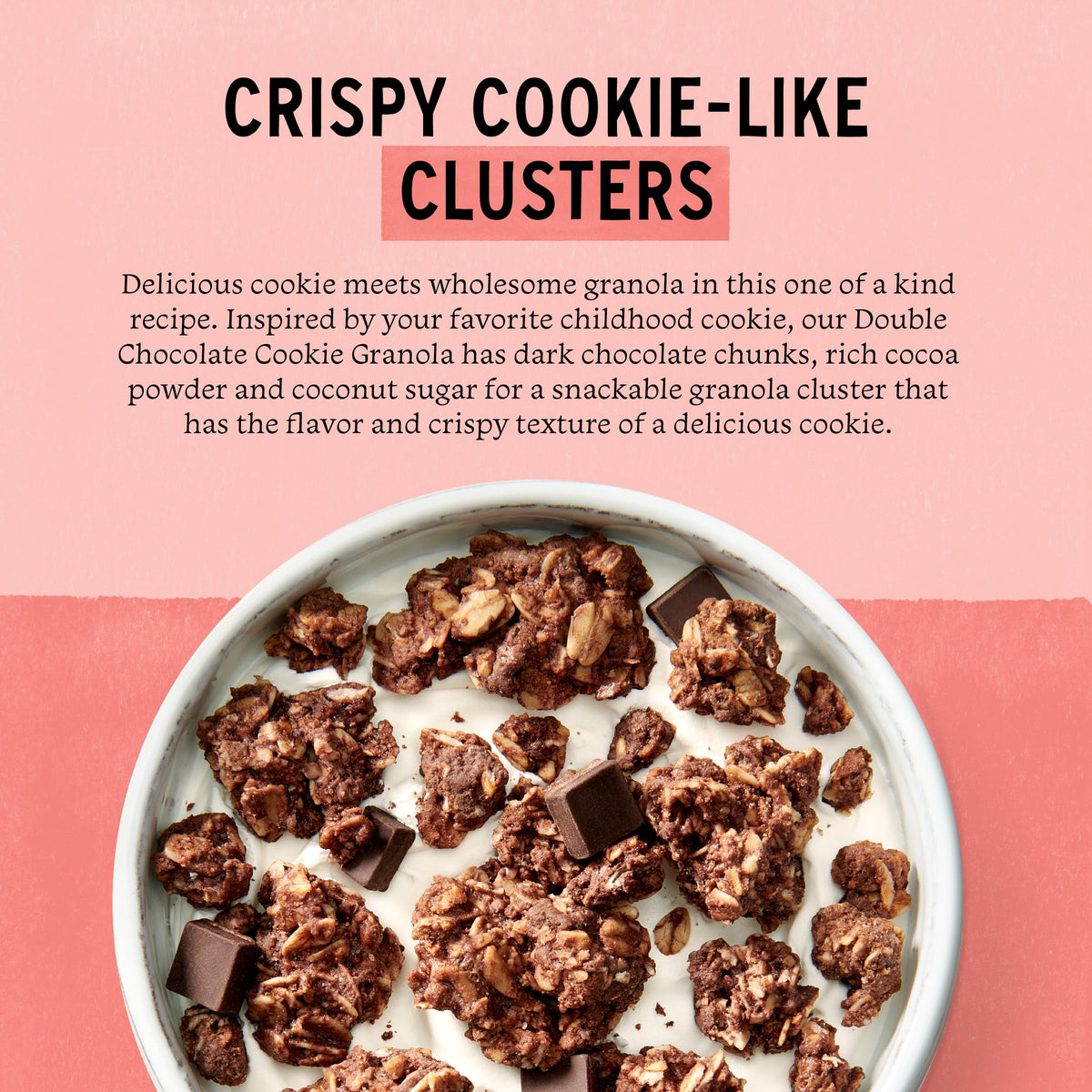 Purely Elizabeth, Cookie Granola Double Chocolate, 11 Ounce