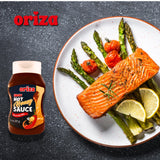 Oriza Smoky Hot Honey Sauce 14oz (Pack of 12) - Bulk Sweet and Smoky Chili Honey for Restaurants, Kitchens, and Takeout