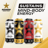 Rockstar Punched Energy Drink, Fruit Punch, 12 fl oz Cans (6 Pack)