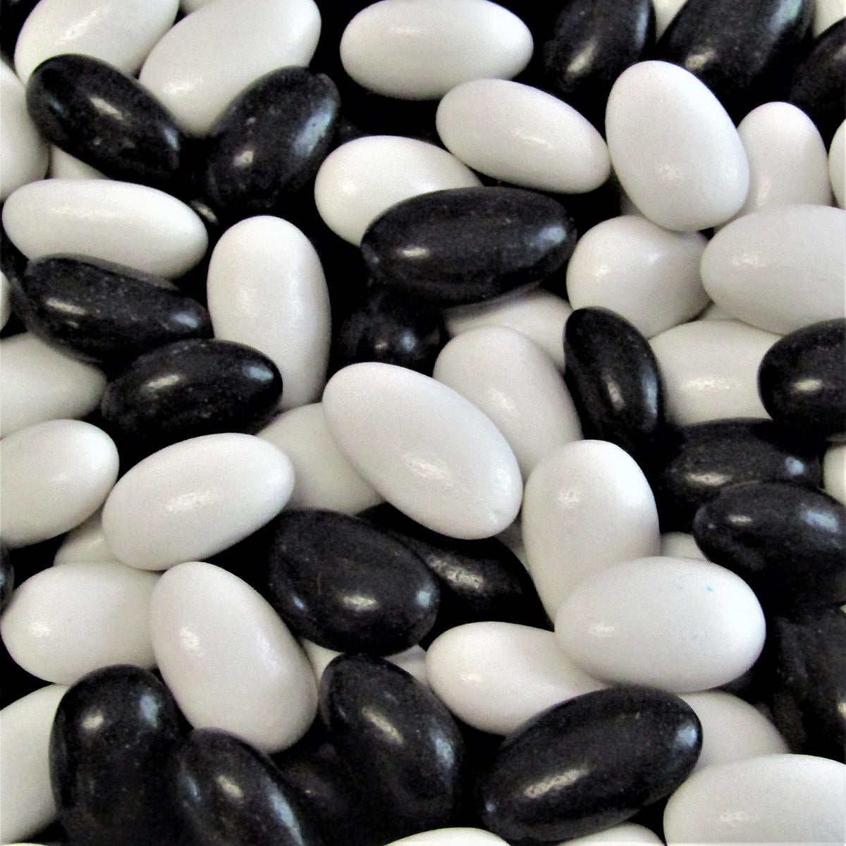 Black Tie Tuxedo Black & White Jordan Almonds by Its Delish, 2 LBS Bulk | Sweet Hard Candy Coating - Perfect for Wedding Favors, Bridal and Baby