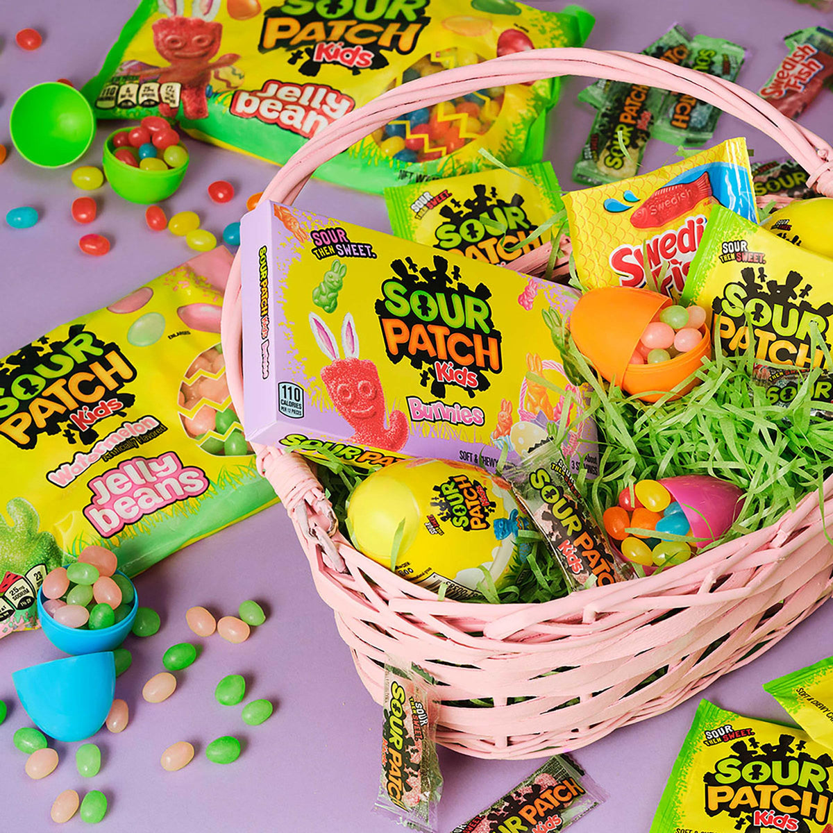 SOUR PATCH KIDS Soft & Chewy Easter Candy, 0.88 oz Easter Egg