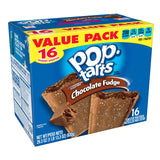 Pop-Tarts Breakfast Toaster Pastries, Frosted Chocolate Fudge Flavored, Value Pack, 29.3 oz (16 Count)(Pack of 8)