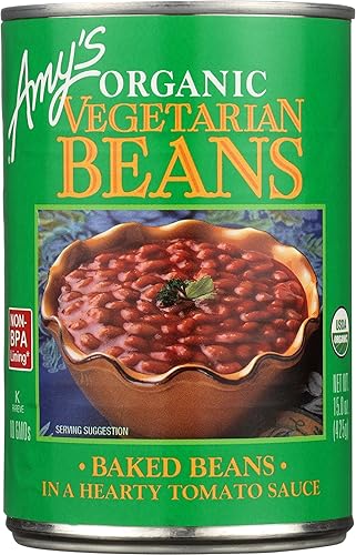 Amys, Beans Baked Vegetarian Organic, 15 Ounce