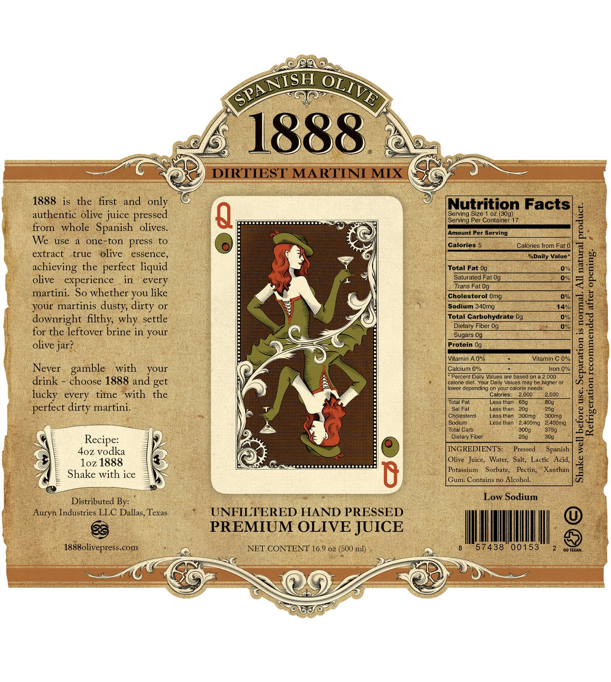 1888 Dirtiest Martini Mix