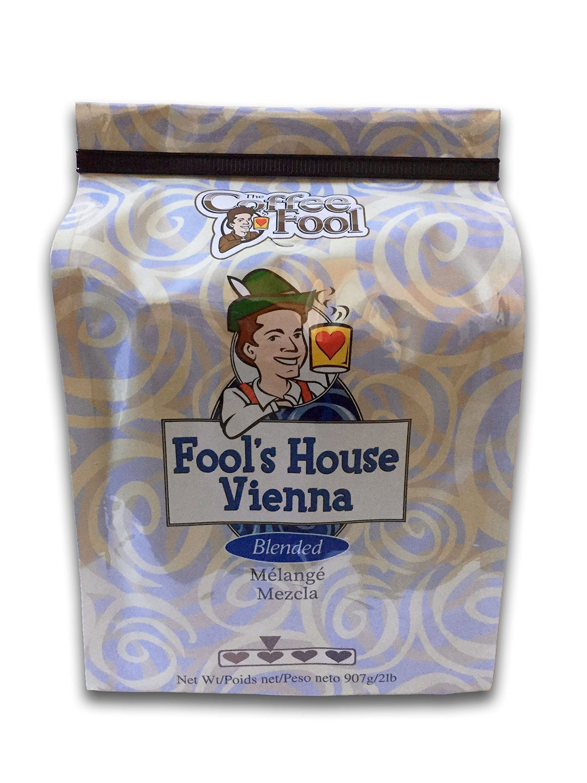 Coffee Fool’s House Vienna, 2 Pound (Strong Drip Grind)