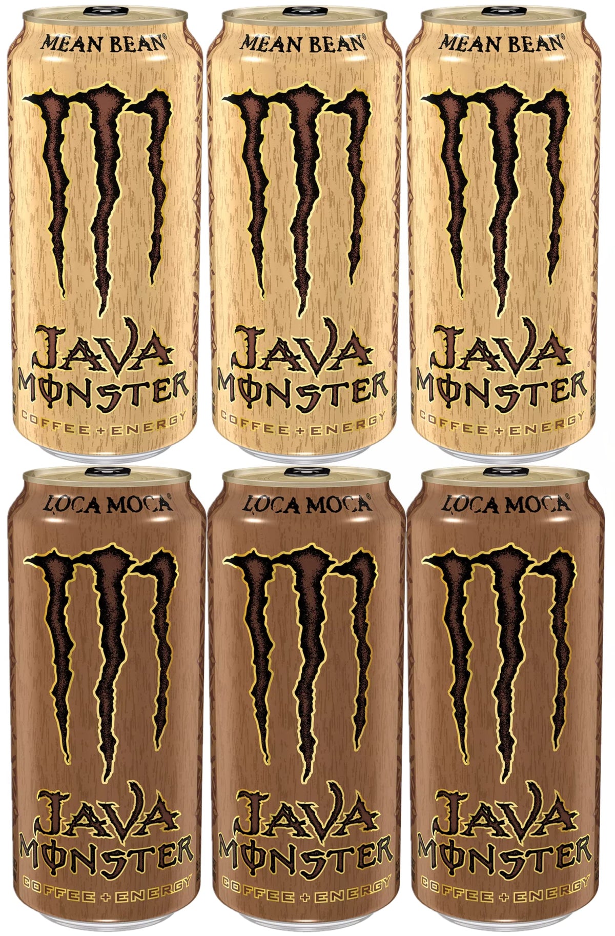 Monster Java (Coffe+Energy) 6 pack (6 pack, Java Variety)
