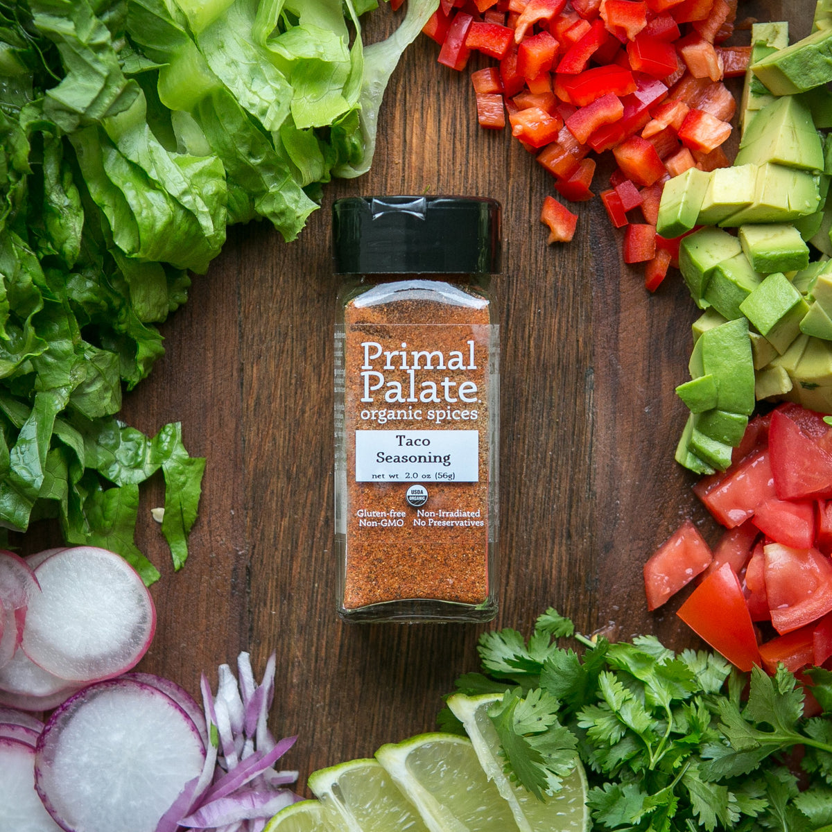 Primal Palate Organic Spices - Griddle and Grill Pack 3-Bottle Gift Set