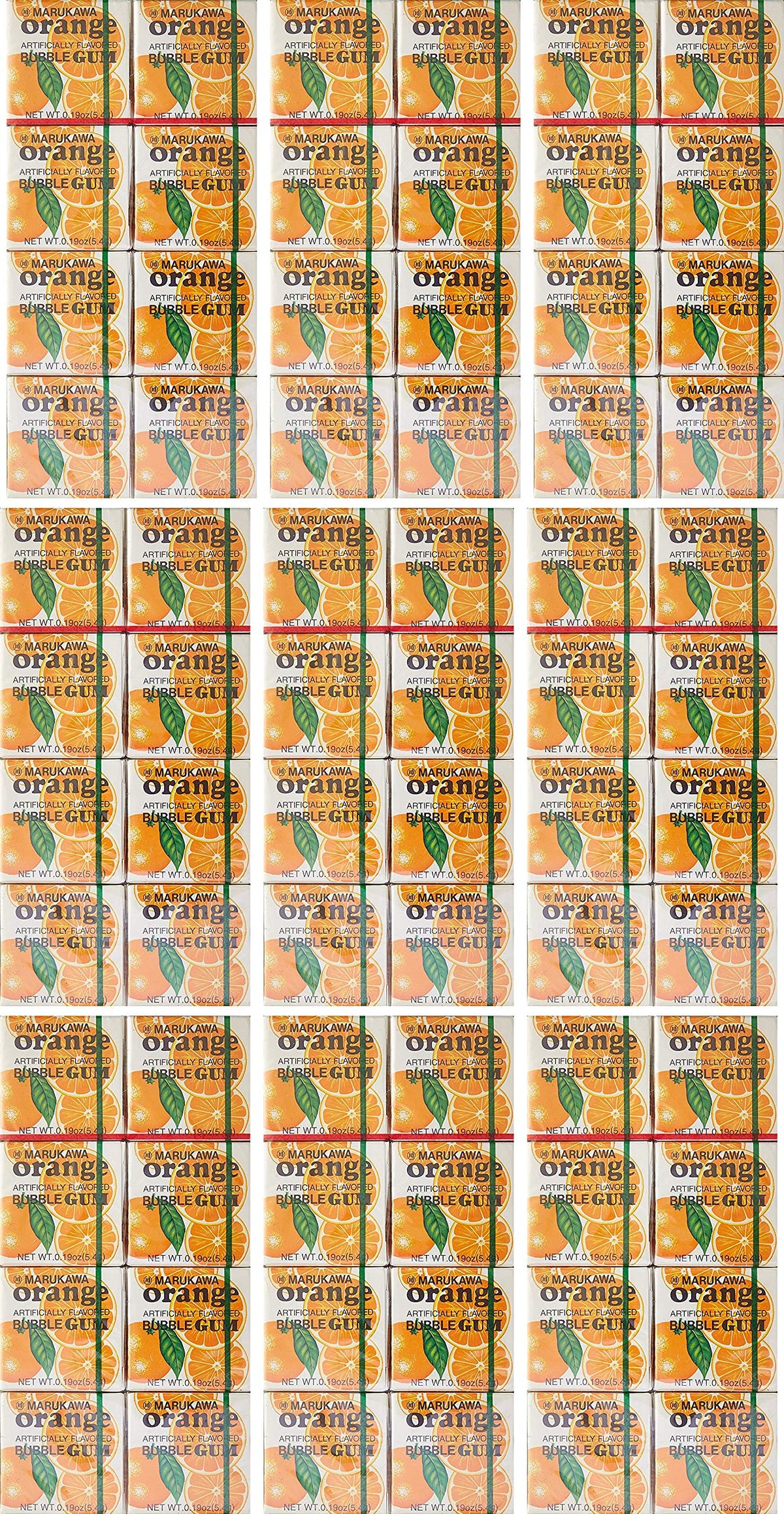 Marukawa Bubble Gum Orange 1.52oz (9 Pack)