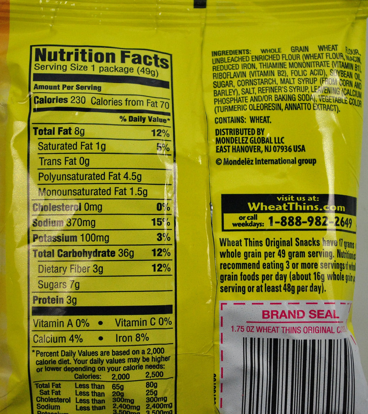 Nabisco Wheat Thins - Original (Box of 72)